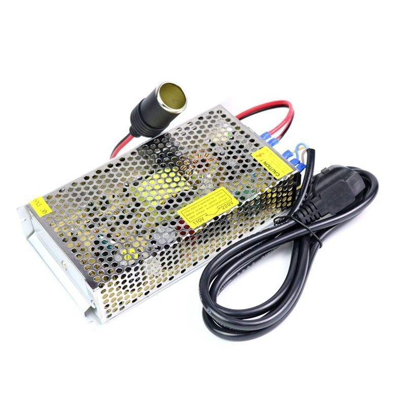 220v转12v5a60w220v转12v24v点烟器转换器大功率家用电源车载电器