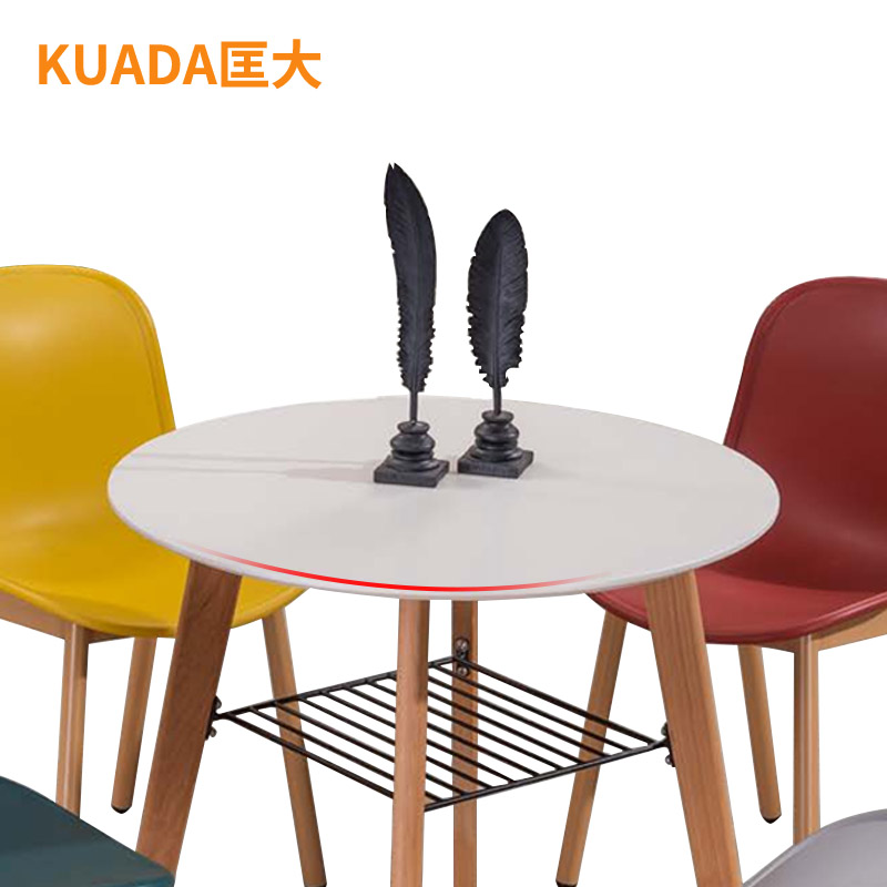 匡大 简约接待洽谈桌椅组合 一桌四椅 KDT889高清大图