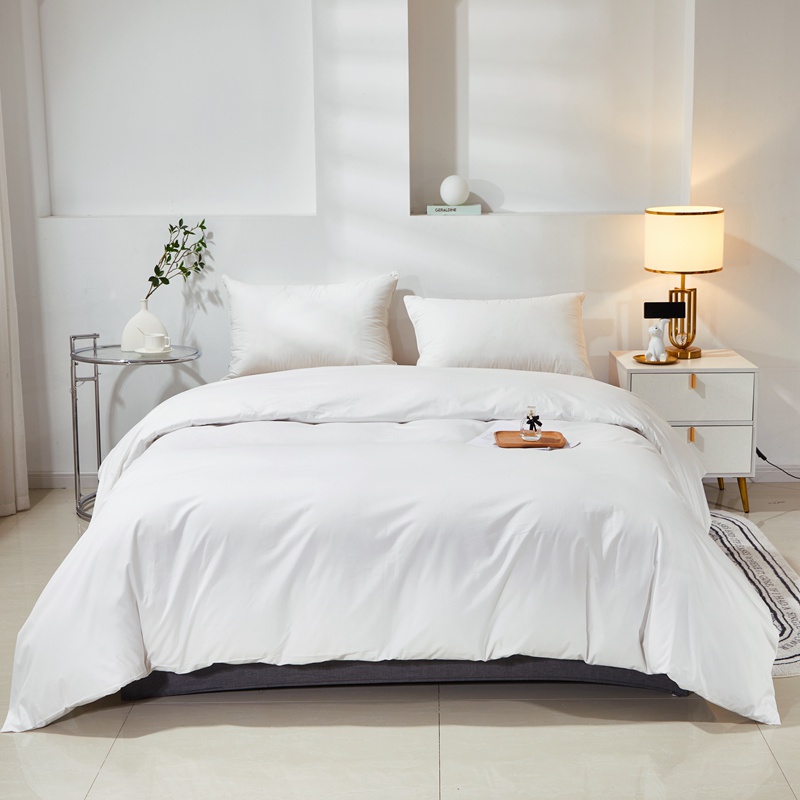 天山柔喷气全棉13376斜纹纯色单品被套 纯白 180*220cm/TJ23JM2405408