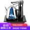 自动上水电热水壶 304不锈钢 自动旋转免开盖 烧水壶 ADK-1350J1 0.8L电水壶 黑色