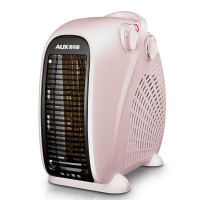AUX奥克斯取暖器NFJ-200A2 家用暖风机办公室冷暖两用电暖气迷你电暖器 香槟色