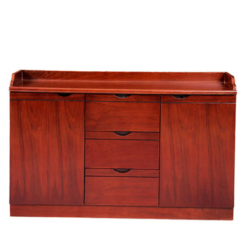 洛伊丽办公家具茶水柜餐边柜贴木皮油漆茶水柜其他人造板办公柜类低柜