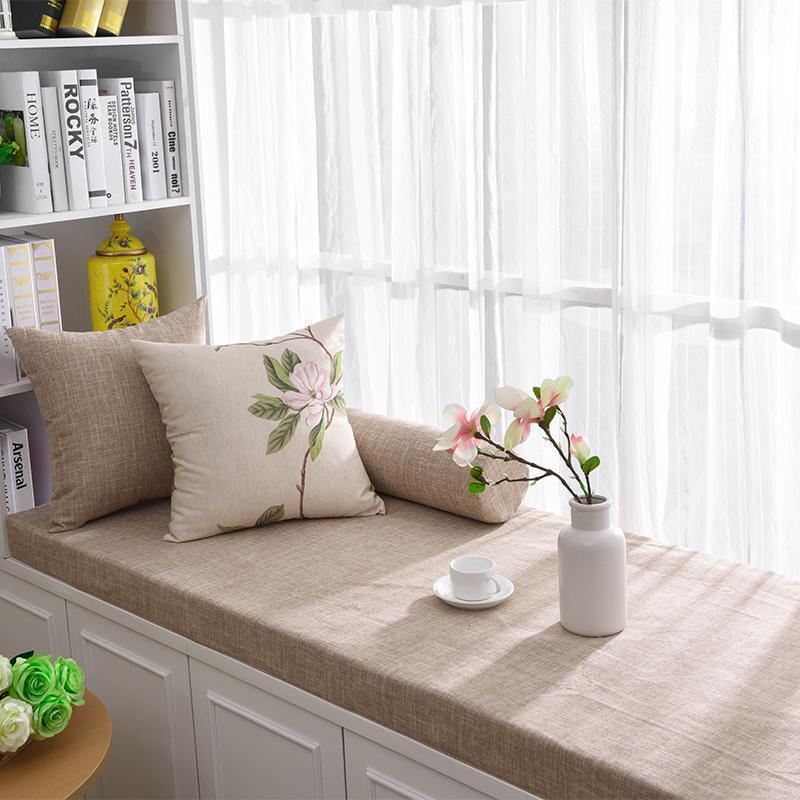 定制海绵飘窗垫窗台垫榻榻米垫子北欧风卧室阳台坐垫加厚沙发卡座 更多颜色可联系客服5cm厚度海绵