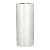 齐心 JP4815-6 封箱胶带48mm*150y*45um(6卷/筒) 透明