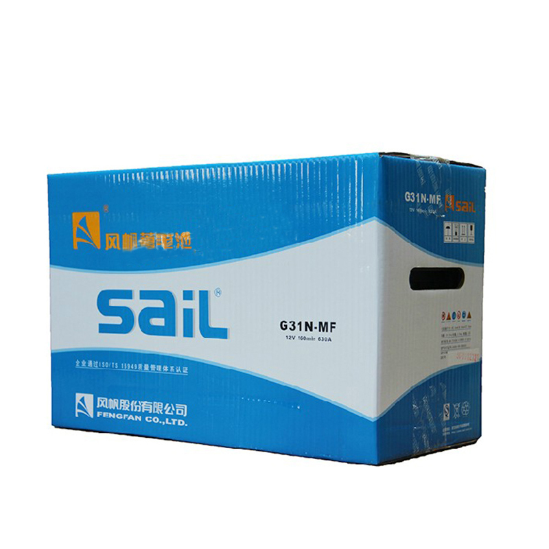 风帆 (sail) 蓄电池G31N-MF12V适配卡车叉车免维护电瓶