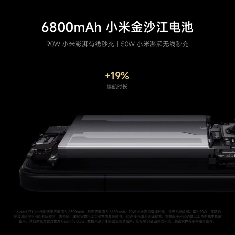 小米 17 Ultra 16GB+512GB 5G手机 颜色随机(激活后发)高清大图
