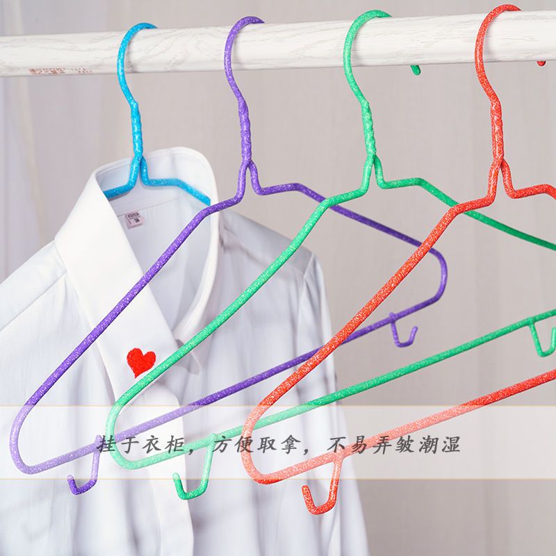 买30送30加粗加厚成人衣架子孕婴儿童衣撑子家用/宿舍晾衣架