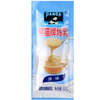 熊猫炼乳12g*50袋 小包装甜品烘焙原料 蛋挞液奶茶咖啡原料 家用早餐米昔面包酱 饼干鹰唛炼西米露材料