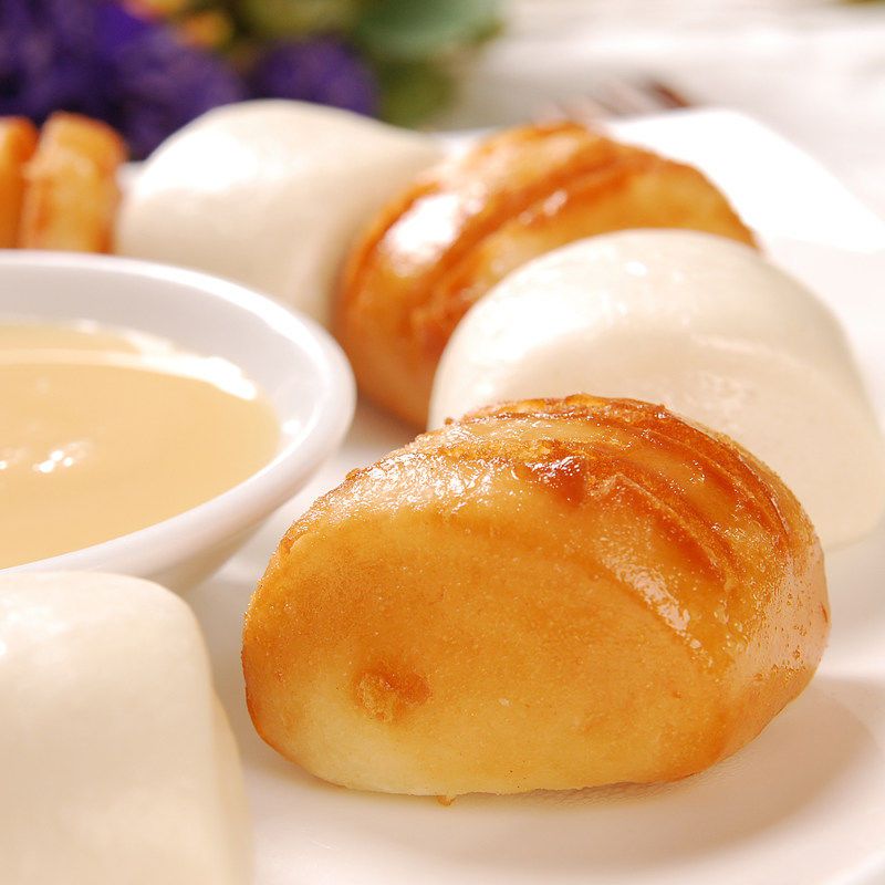 奶香小馒头 早餐小吃糕点速冻食品 油炸烧烤食材 奶香馒头5袋 5炼乳