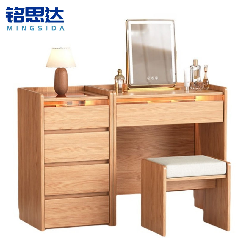 铭思达梳妆台120cm套高清大图