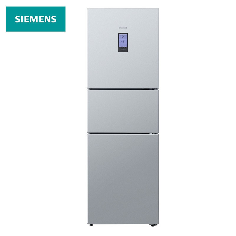 [官方正品]西门子(SIEMENS)306升三门冰箱风冷无霜锁水保鲜双效过滤多维出风KG32HA26EC以旧换新