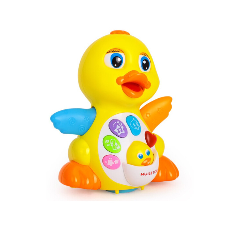 汇乐eq摇摆小黄鸭儿童电动玩具鸭婴幼儿012岁