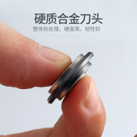 手动瓷砖切割机专用刀头刀轮推刀轮玻璃划刀滚轮式手推式刀杆 合金刀头专业型20000米1只装