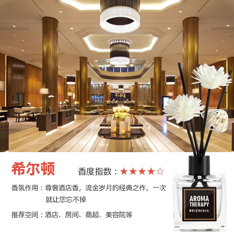 【补贴10%】栀子花香薰家用室内持久留香卧室女生淡香水卫生间除臭空气清新剂 【1瓶装】希尔顿