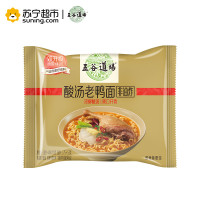 五谷道场 优选酸汤老鸭五连包 方便面 面饼脂肪含量1%