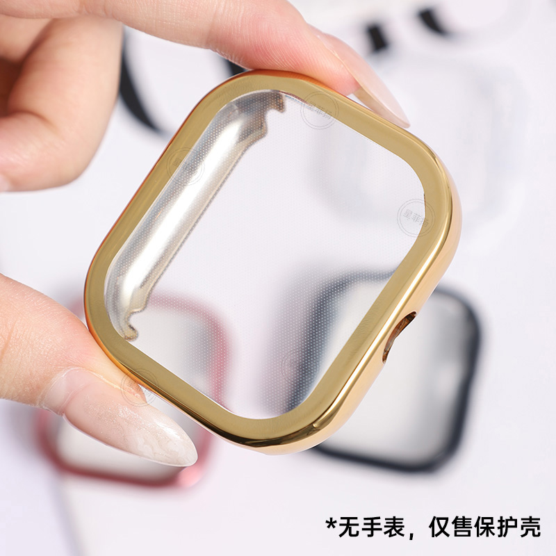适用新款红米watch6保护壳redmi5钢化防摔保护壳膜一体Redmi4手表5代全包钢化膜表盘防刮摔智能运动3264高清大图