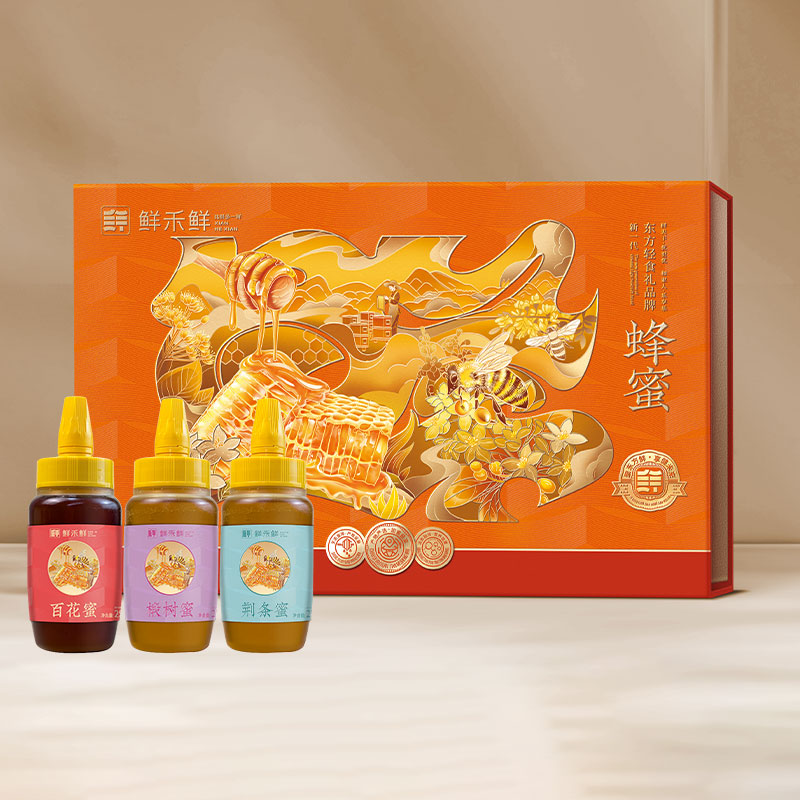鲜禾鲜蜂蜜礼盒A款750g.