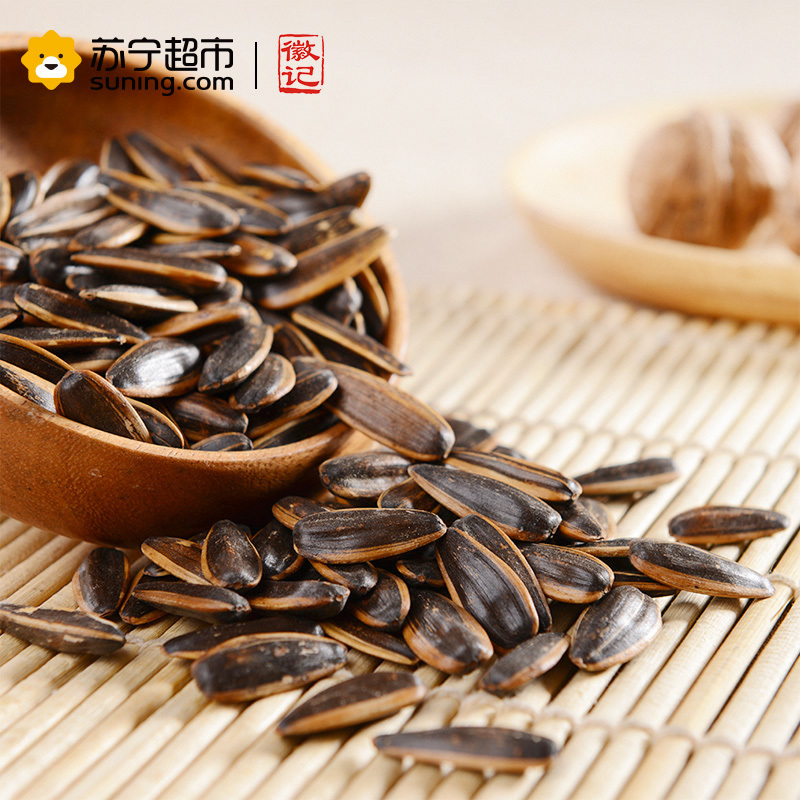 徽记 黑糖海盐味瓜子350g 坚果炒货