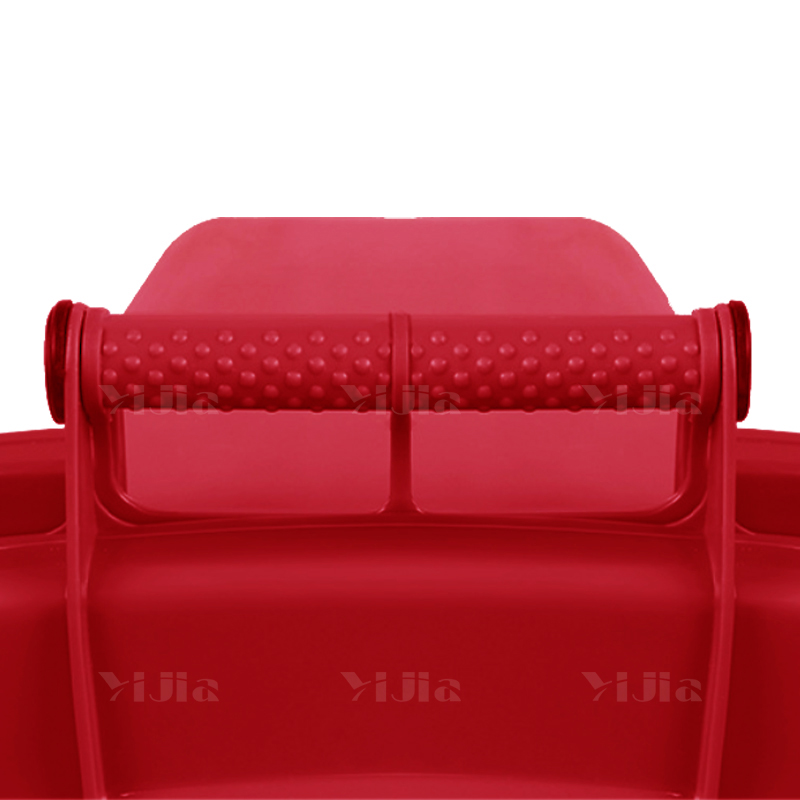 翌嘉YJ4122124 户外分类垃圾桶环卫垃圾桶 120L红色(有害垃圾)高清大图