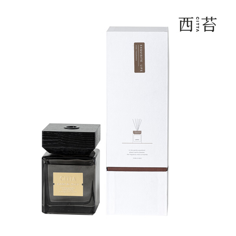 CITTA 香薰用品木盖方瓶大号 乌木沉香500ml高清大图