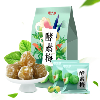 买一发七固本堂酵素梅70g孝素梅乌梅排清净青梅果冻