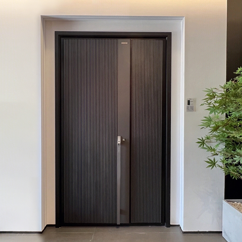 古达定制别墅大门铸铝门盗门家用豪华入户子母门装甲门门轻奢进户门