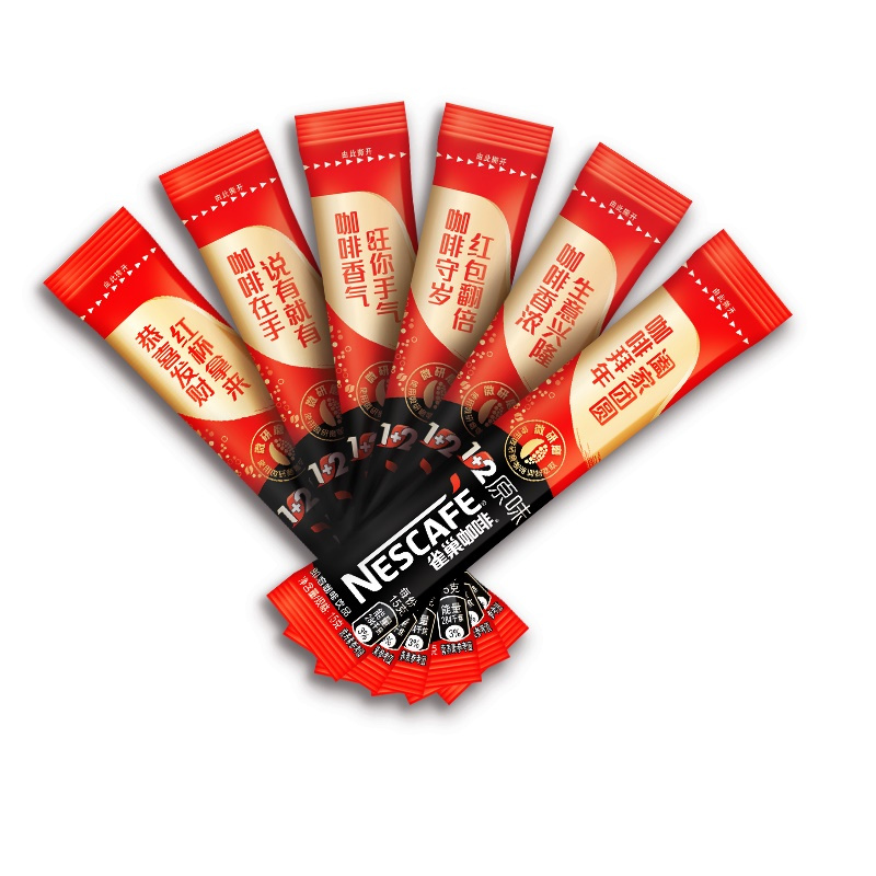 雀巢咖啡 1+2原味 1.5kg (100条x15g) 新春特制款
