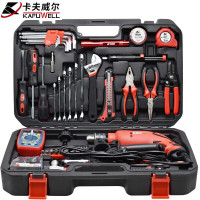 卡夫威尔72件套带冲击钻家用综合组套工具 H13038A