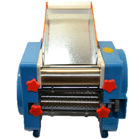 电动压面机全自动面条机 电动面条机混沌页饺子页板面机烩面机|蓝款