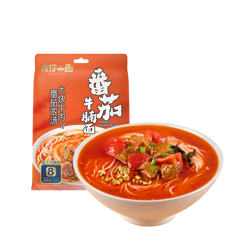 有你一面 (YOU NI YI MIAN) 番茄牛腩面 205g*4袋