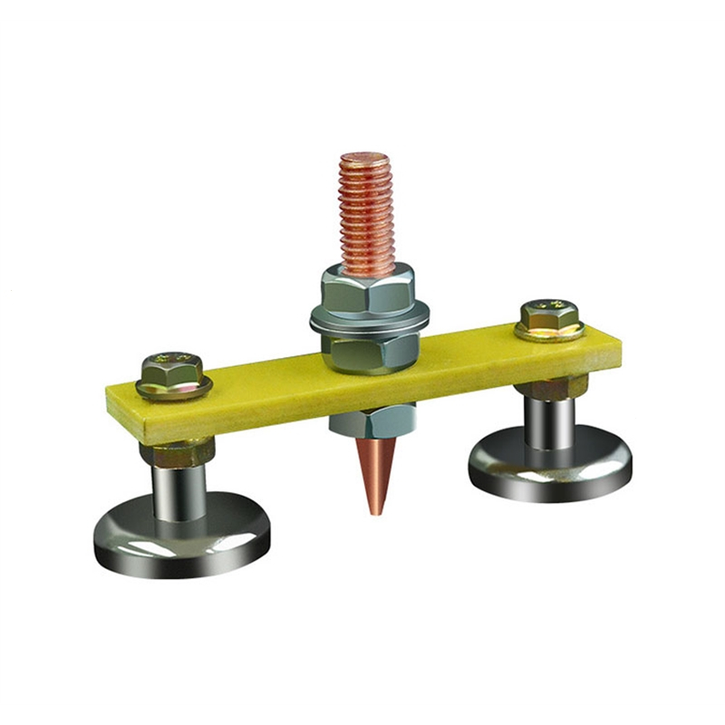 立昌强磁搭铁器电焊机磁铁接地器搭铁线修补机钣金地线搭铁头