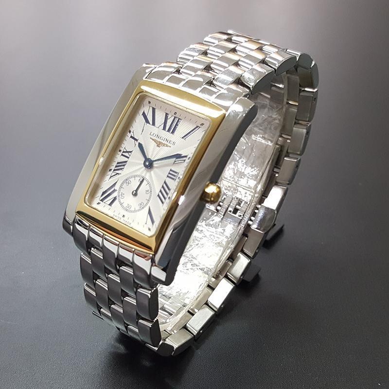 LONGINES浪琴浪琴表黛卓维纳间金石英男表L56555706
