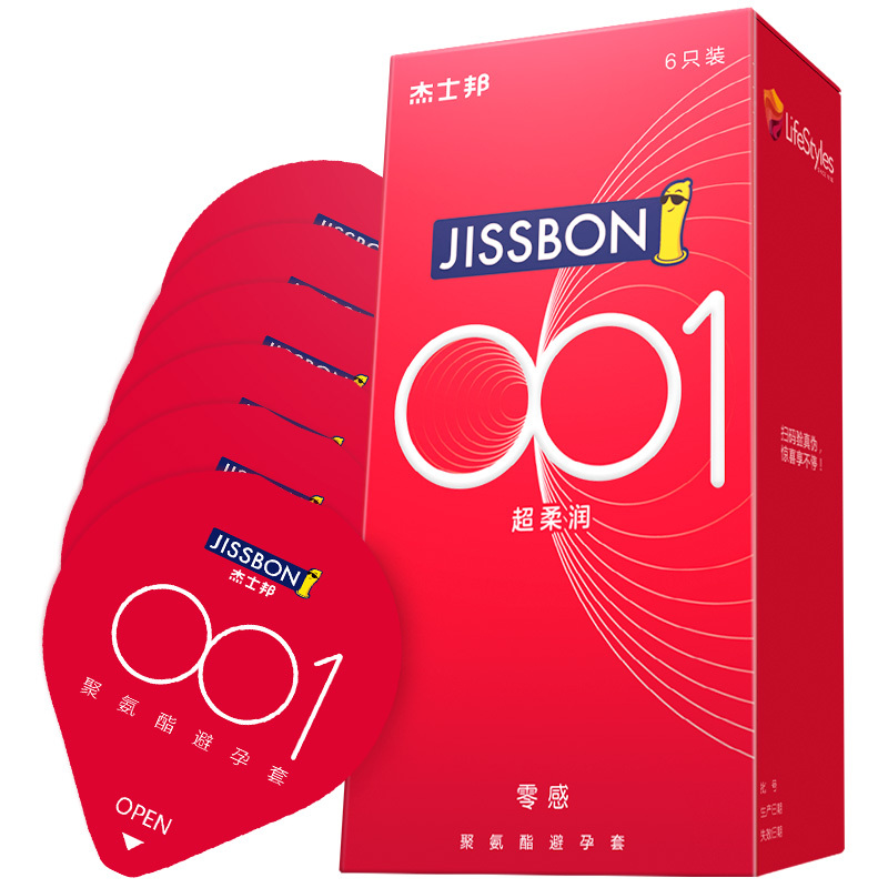 杰士邦001 6只装(jpu6)高清实拍图