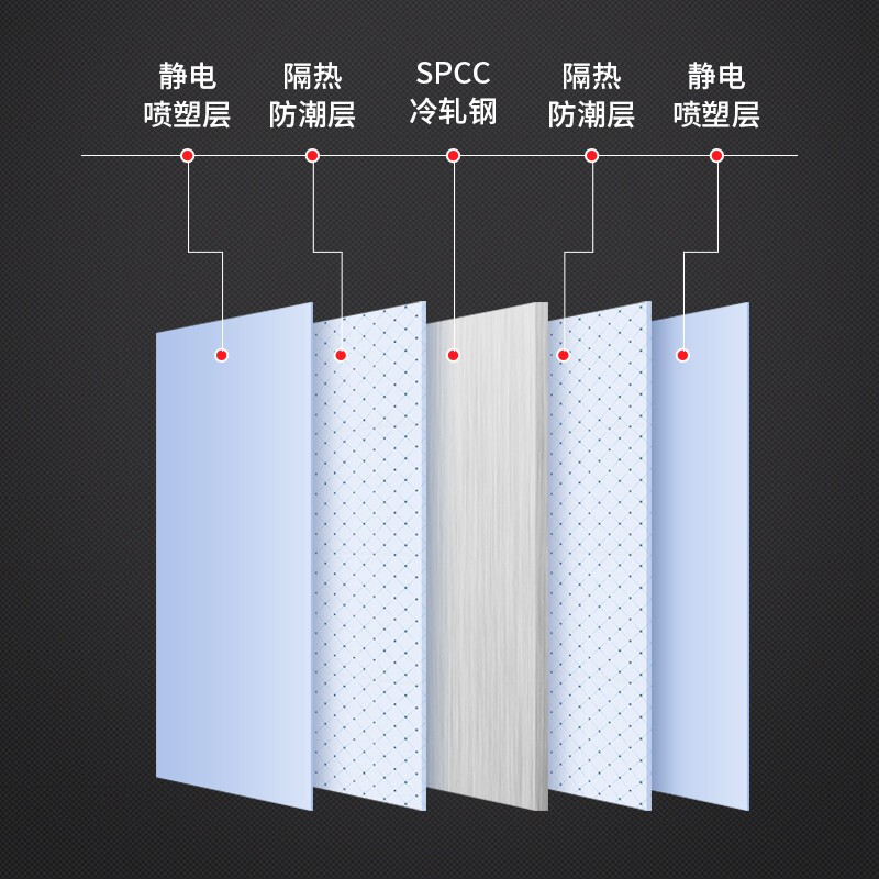 苏美特 加厚办公室文件柜档案资料财务凭证柜矮柜员工铁皮柜带锁储物柜子