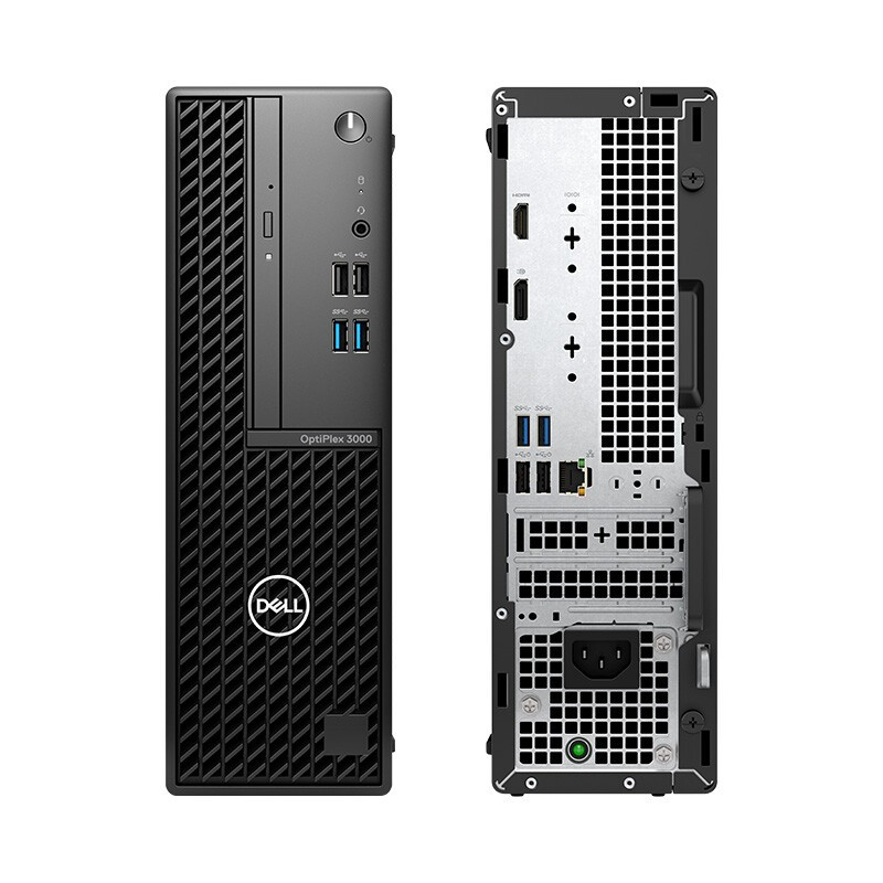 戴尔 (dell) optiplex 3000sff商用财务办公台式电脑单主机小巧迷你