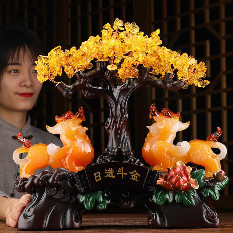 美帮汇阵貔貅摆件摇钱发财树饭店开张公司开业礼品贺礼高清大图