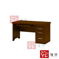 雅樊办公桌YF-YL039XK 实木油漆电脑桌 职员桌主管桌经理桌 中班台写字台 B-1409(140*70*76cm)