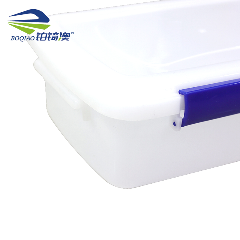 铂锜澳钢化带扣保鲜盒37.5*26*13cm