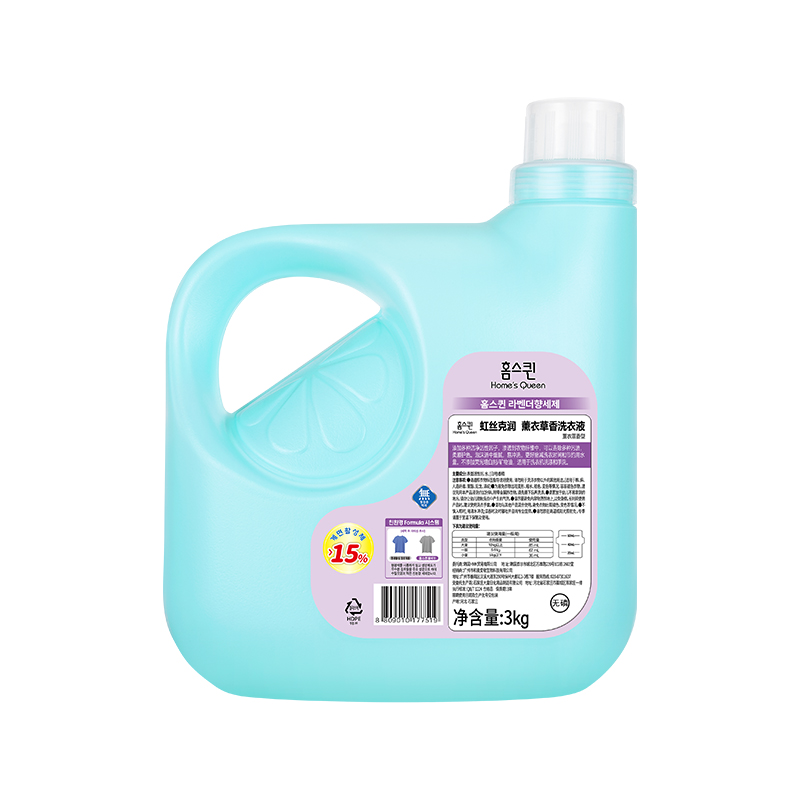 虹丝克润 薰衣草香洗衣液3kg高清大图