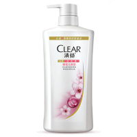 [吴亦凡同款]清扬 (CLEAR) 去屑洗发水 樱花沁爽型500g(落樱缤纷瓶) 所有发质 所有人群[联合利华]