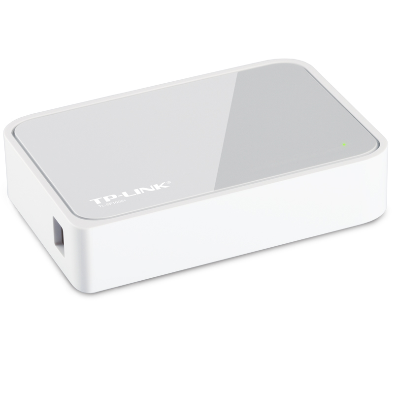 普联(TP-LINK) TL-SF1005+ 5口百兆交换机 4口监控网络网线分线器 家用宿舍分流器