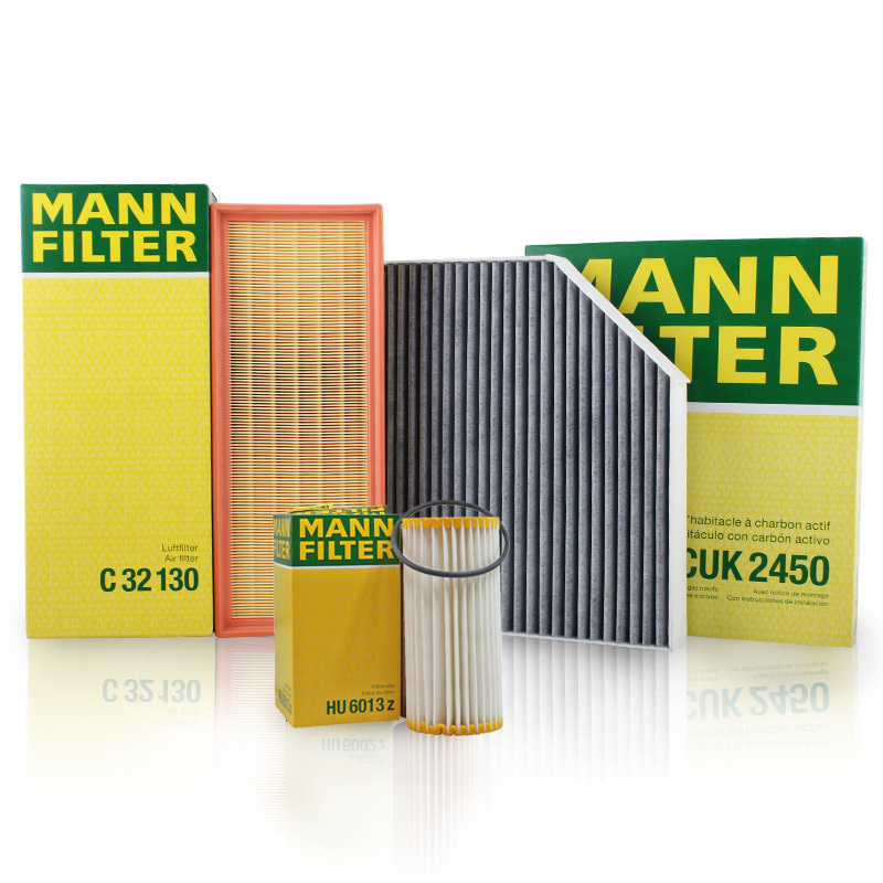 曼牌(MANN)三滤保养套装(15-16款奥迪A4L/14-16款A5/13-18款Q5)