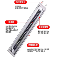 长城精工 不锈钢折叠U型压力计有机玻璃管燃气检测仪天然气便携压差计±8000pa（把）