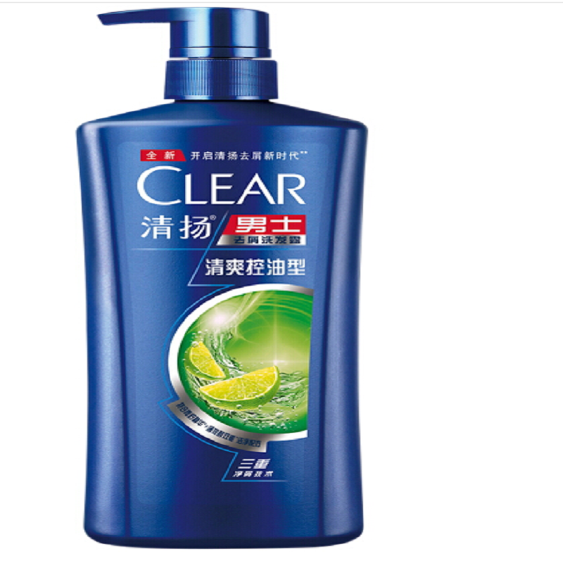 清扬(CLEAR)洗发水 男士去屑洗发露清爽控油型500g(氨基酸洗发)
