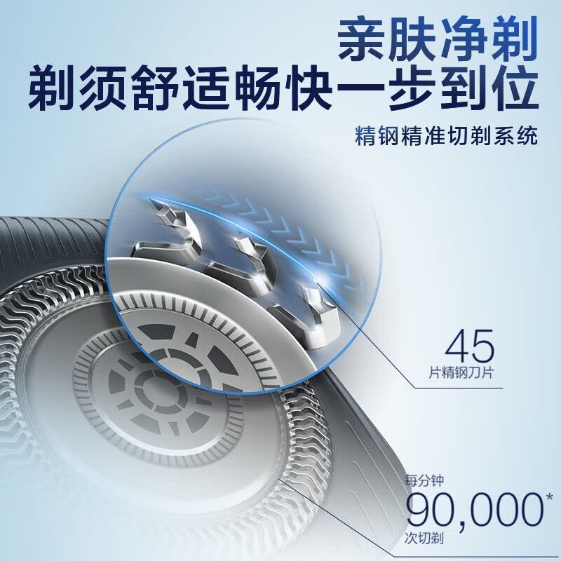 飞利浦(PHILIPS) 剃须刀电动刮胡刀 SkinIQ蜂巢7系Pro升级款肌能感应零感刮胡刀S7399/03图片