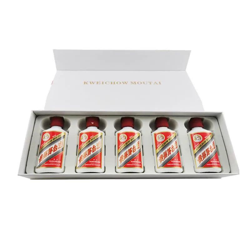 貴州茅台　飛天　アルコール53度50ml*5 公式ショップ】 Amazon.co.jp: アルコール53度50ml*5（5本 飛天