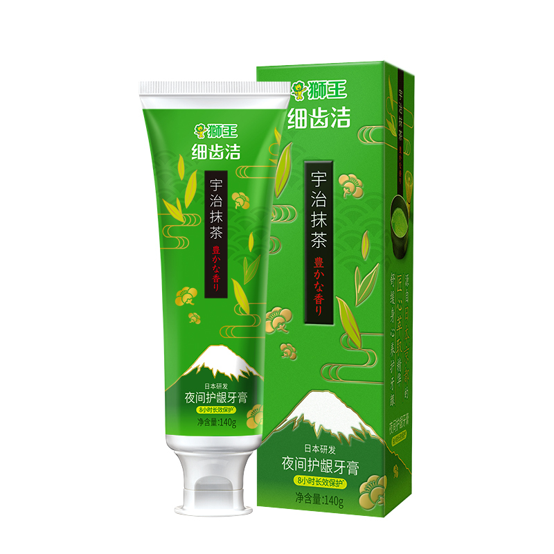 狮王 细齿洁 夜间护龈 宇治抹茶 牙膏 140g(单位:支)