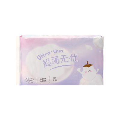 名创优品 (miniso) 防侧漏超薄无忧卫生巾430mm(5片装)