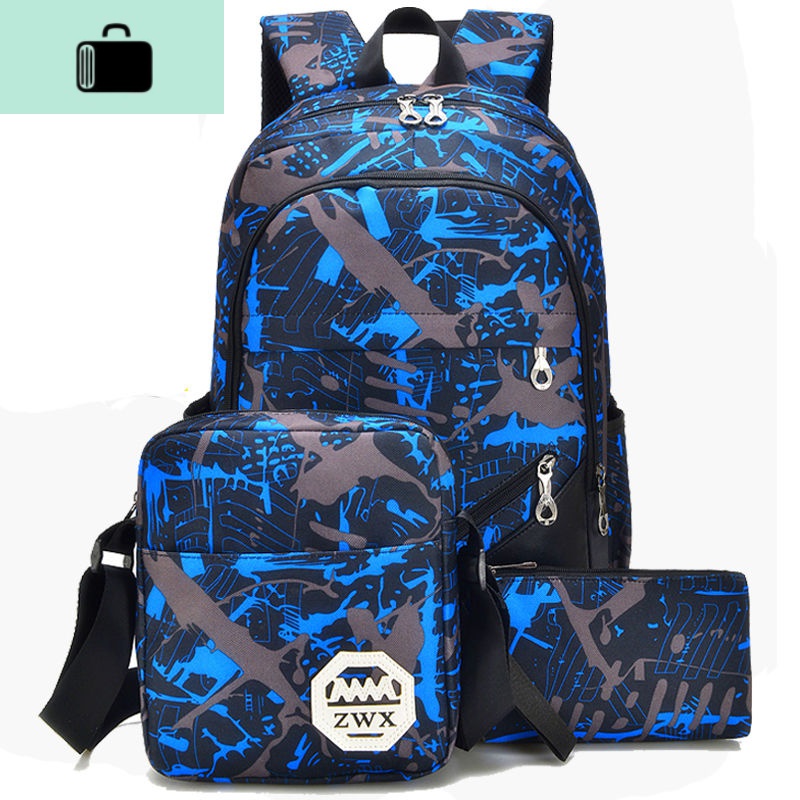 双肩包男女书包高中初中小学生书包男士大容量韩版旅游旅行背包NEW LAKE高清大图