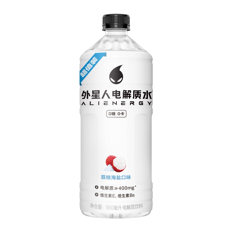 元气森林外星人电解质水950ml*8瓶荔枝海盐0糖0卡无糖健身运动饮料高清大图